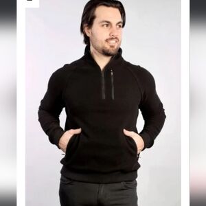 7 Downie St. Men's Artic Sweater 1/4 Zip Pullover Size L
